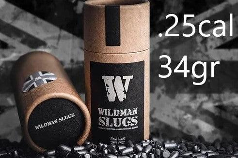 Wildman Hollow Tip Slugs for Air Force 6.35mm(.25) - 34gr 100pcs - Game-On.no