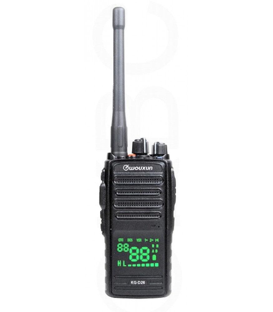 WOUXUN KG-D26 PMR Digital two-way Walkie Talkie - Game-On.com