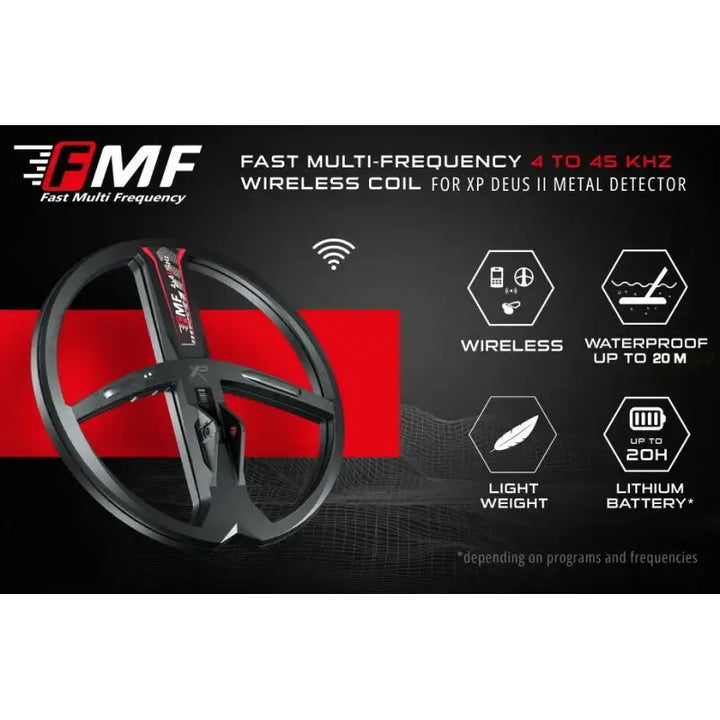 XP - DEUS II Metalldetektor - 28FMF-RC-WS6 - Master - Game-On.no