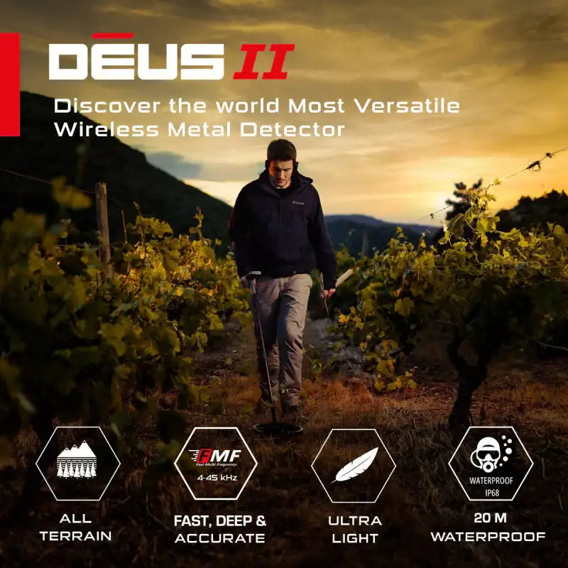 XP - DEUS II WS6 Master Metalldetektor - Den Letteste Toppmodellen fra XP - Game-On.no