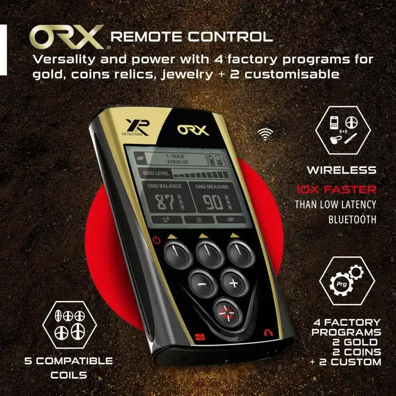 XP - ORX 22HF Metalldetektor - Lett, Trådløs og Presis - Game-On.no