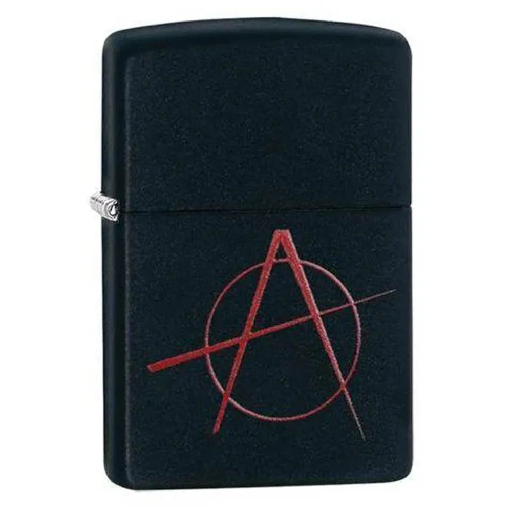 Zippo - Anarchy - Schwarz Matt - Game-On.no