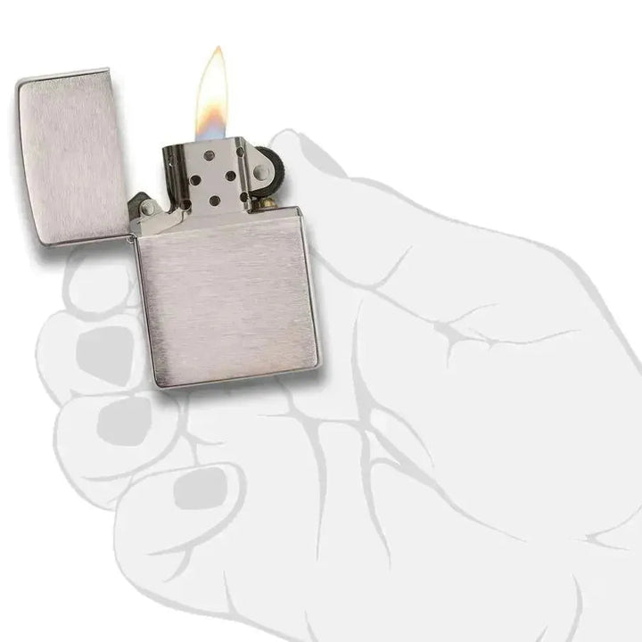 Zippo - Armor Børstet Krom - Game-On.no