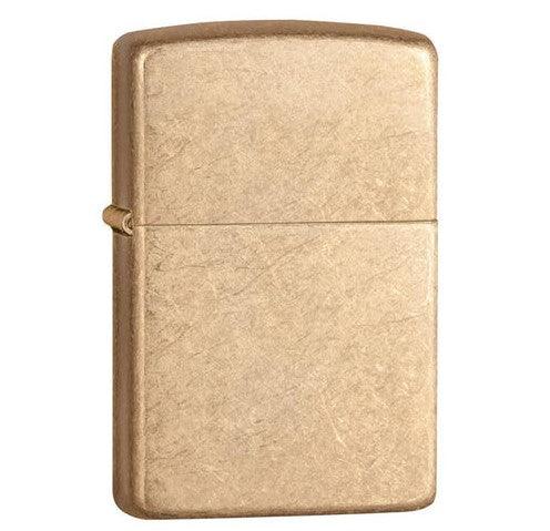 Zippo - Armor® Tumbled Brass - Game-On.no