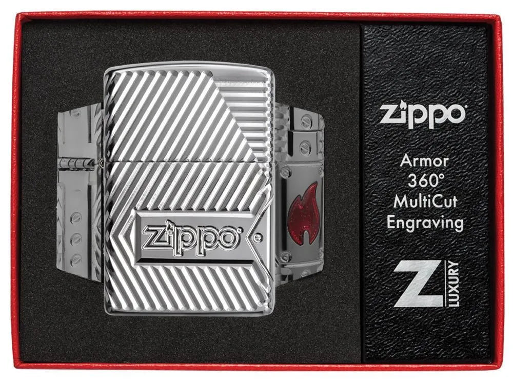 Zippo - Bolt Design - Armor 360 Degree Limited - Game-On.no