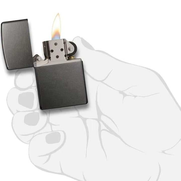 Zippo - Classic Gray - Game-On.no