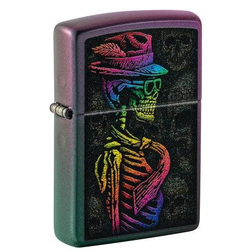 Zippo - Schillerndes Skelett Design - Game-On.no