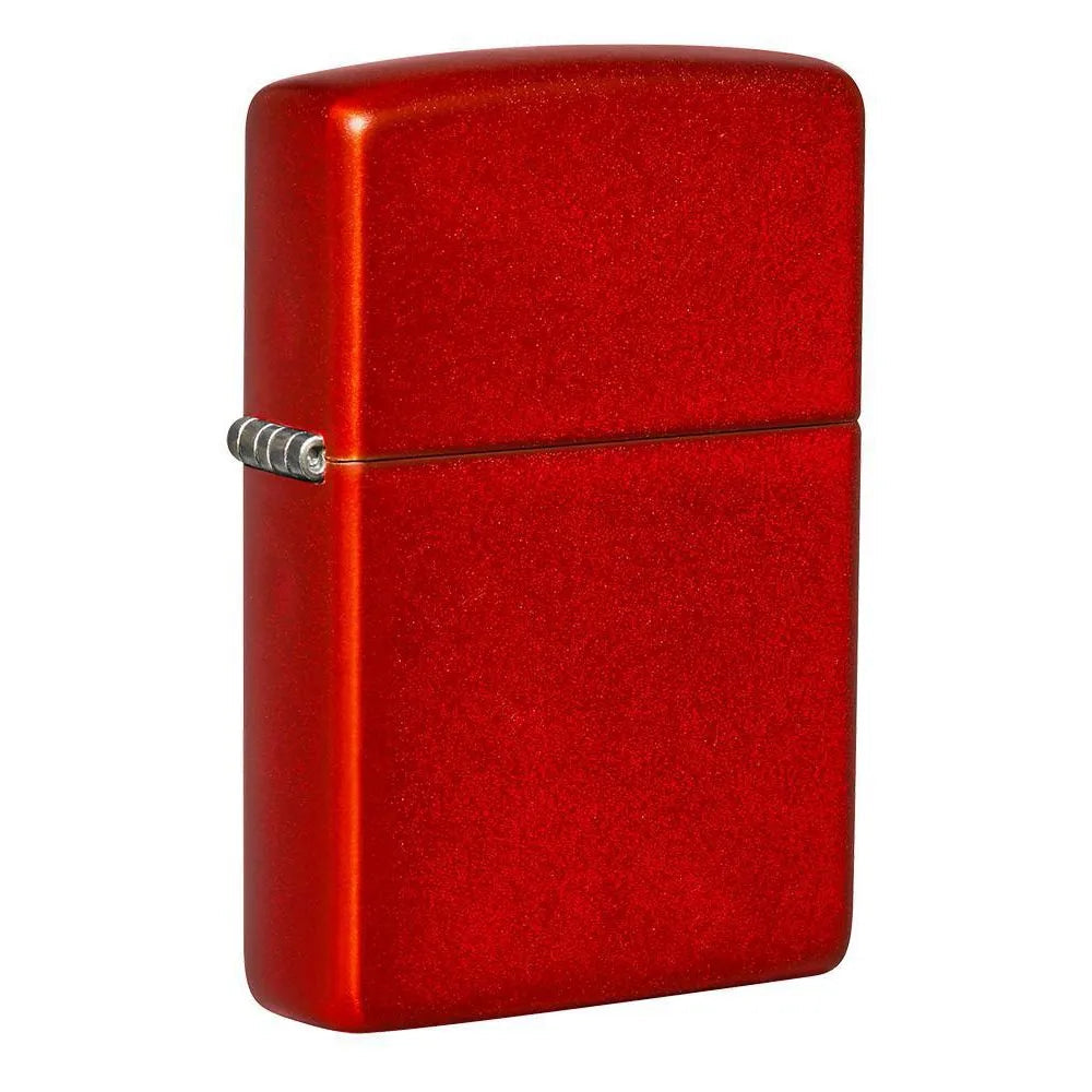 Zippo - Klassisk Metall Röd - Game-On.no