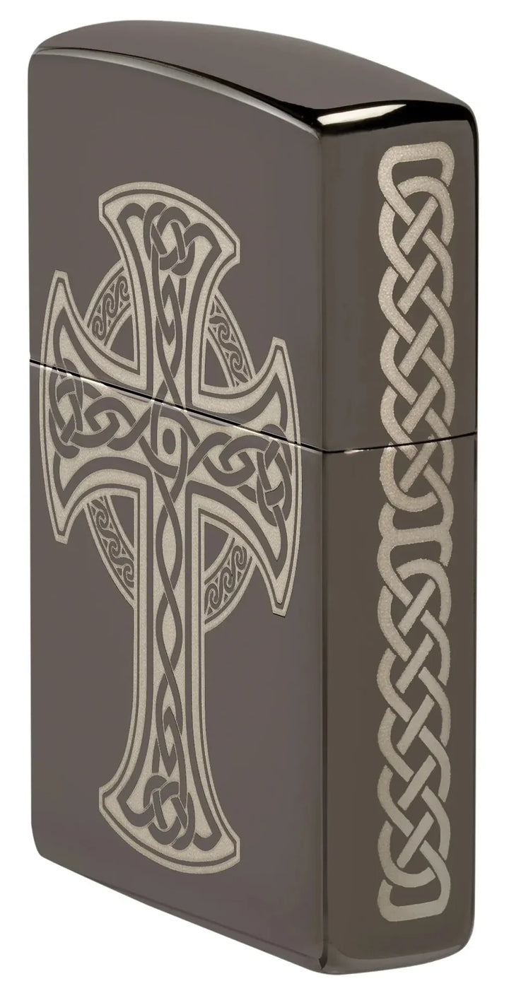 Zippo Lighter - Celtic Cross Design - Game-On.no