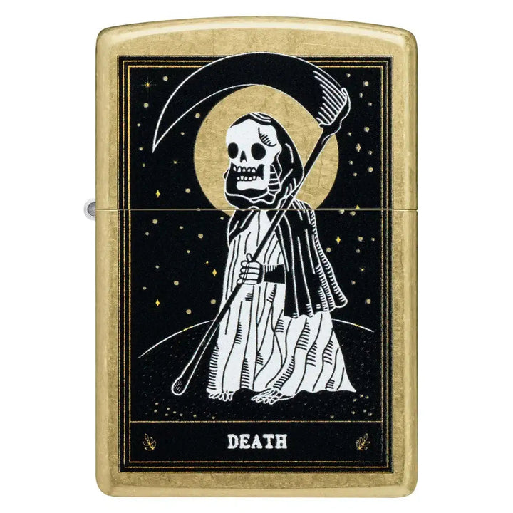 Zippo Lighter - Death Card Design - Game-On.no