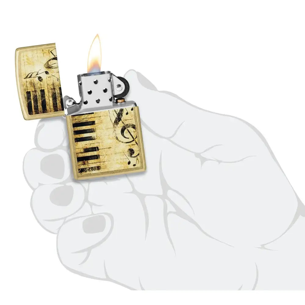 Zippo Lighter - Nothing but Treble Design - Game-On.no