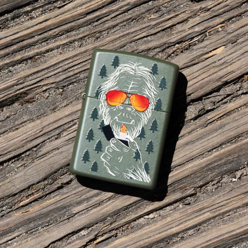 Zippo Lighter - Zipsquatch (Yeti) Design - Game-On.no