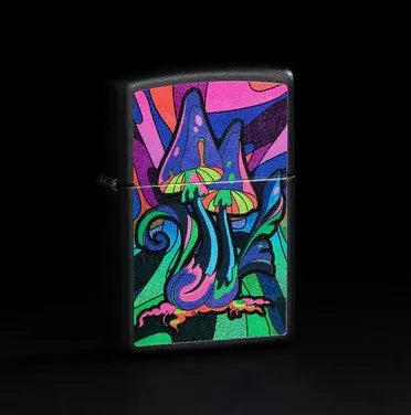 Zippo - Magic Mushrooms Neon Motiv - Game-On.no