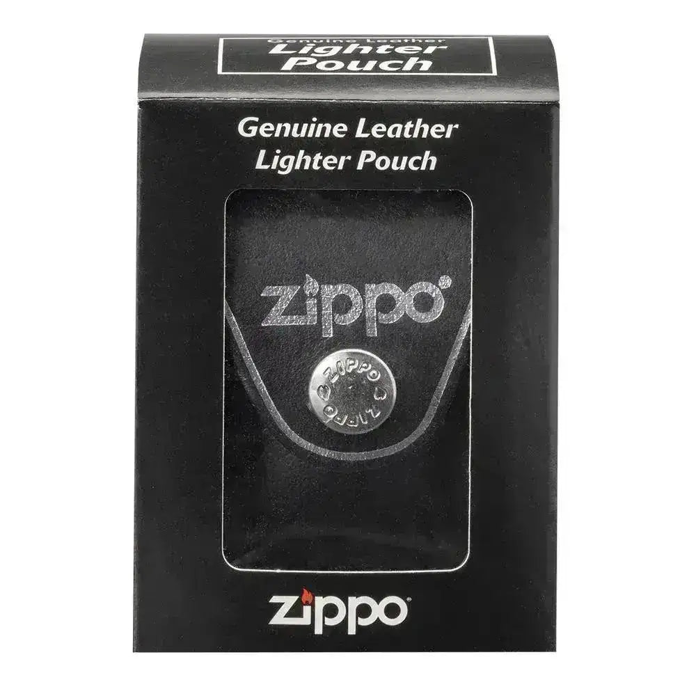 Zippo - Orginal Zippo Holder med beltefeste i skinn - Black - Game-On.no