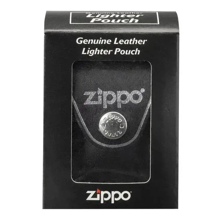 Zippo - Orginal Zippo Holder med beltefeste i skinn - Black - Game-On.no