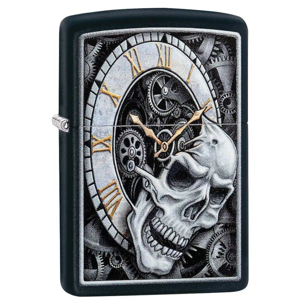 Zippo - Skull Clock Design - Game-On.no